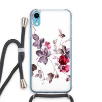 Mooie bloemen: iPhone XR Transparant Hoesje met koord Mooie bloemen: iPhone XR Transparant Hoesje met koord