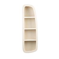 Dutchbone Veda Wandkast - Gerecycled Marmer - Beige - 3 Planken