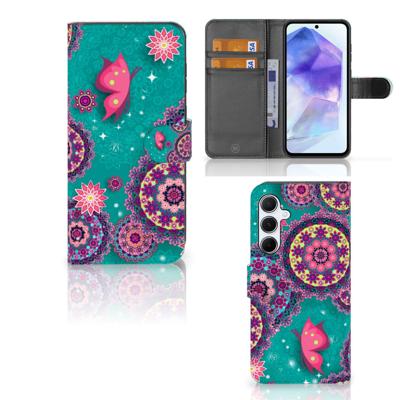 Samsung Galaxy A55 Hoesje Cirkels en Vlinders