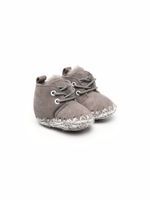 Mou Kids bottines à détails de coutures - Gris