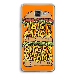 Big Macs Bigger Dreams: Samsung Galaxy A5 (2016) Transparant Hoesje