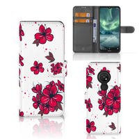 Nokia 7.2 | Nokia 6.2 Hoesje Blossom Red - thumbnail