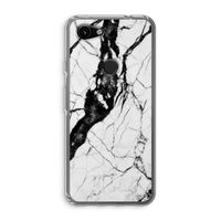 Witte marmer 2: Google Pixel 3a Transparant Hoesje
