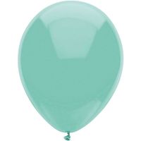 Ballonnen - mintgroen - verjaardag/thema feest - 100x stuks - 29 cm   -