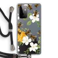 No flowers without bees: Samsung Galaxy A72 5G Transparant Hoesje met koord