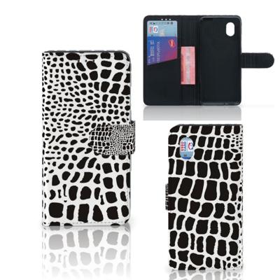Alcatel 1B (2020) | Telefoonhoesje | Met pasjeshouder | Slangenprint