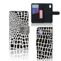 Alcatel 1B (2020) | Telefoonhoesje | Met pasjeshouder | Slangenprint
