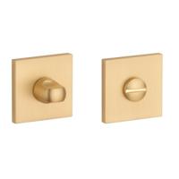 Aprile Comfort WC garnituur rozet 53x53x7mm goud satiné Toilet Rozet