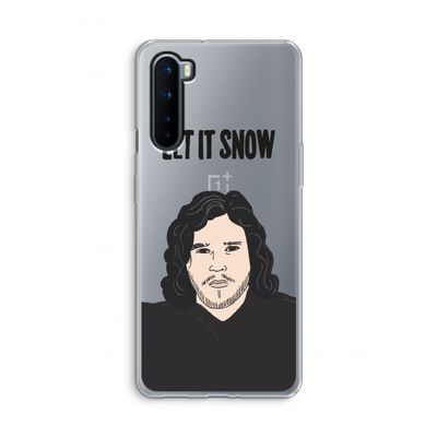 Let It Snow: OnePlus Nord Transparant Hoesje