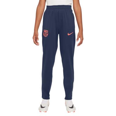 Nike FC Barcelona Strike Trainingsbroek 2025-2026 Kids Donkerblauw Oranje