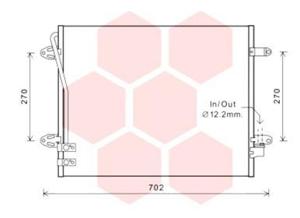 Van Wezel Airco condensor 58005322