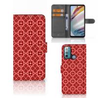 Motorola Moto G60 | Telefoon Hoesje | Batik Rood