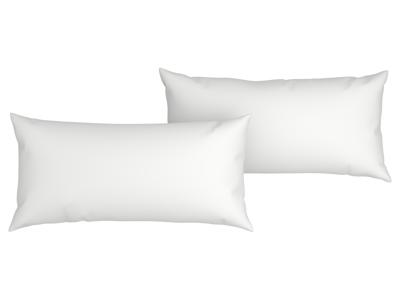 LIVARNO home 2 Mousseline kussenslopen 80 x 40 cm (Wit)
