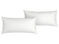 LIVARNO home 2 Mousseline kussenslopen 80 x 40 cm (Wit)
