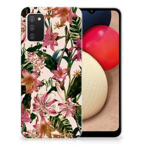 Samsung Galaxy A02s TPU Case Flowers