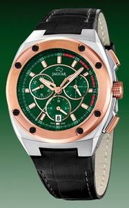 Horlogeband Jaguar J809.2 Leder Zwart