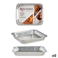 Set van trays Kinvara 82262 82262 12 Stuks 3 Onderdelen
