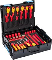 HAZET Gereedschapset | geïsoleerd 150/39 | 1/2 inch (12,5 mm) vierkant hol | Buiten-zeskant-tractieprofiel, Buitentwaalfkant profiel | 39-delig | HAZET Gereedschapset | geïsoleerd 150/39 | 1/2 inch (12,5 mm) vierkant hol | Buiten-zeskant-tractieprofiel, Buitentwaalfkant profiel | 39-delig |
