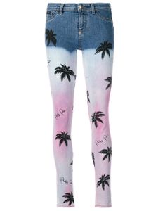 Philipp Plein jean skinny Aloha Plein - Bleu