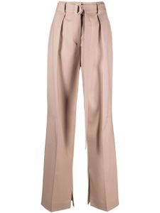 Jil Sander pantalon ample à taille ceinturée - Tons neutres