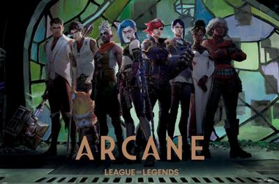 Poster Arcane Characters in Zaun Arcade 61x91,5cm