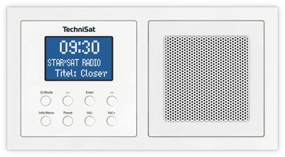 TechniSatUP1 DAB radio Wit