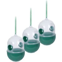 6x Wespenvangers/wespenvallen groen 12 cm