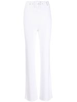 Coperni pantalon évasé à taille haute - Blanc