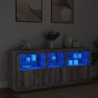 Dressoir met LED-verlichting 162x37x67 cm grijs sonoma Dressoir met LED-verlichting 162x37x67 cm grijs sonoma