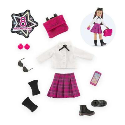 Poppenaccessoires - COROLLE - Engelse College Dressing - 8 accessoires - vanaf 4 jaar