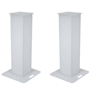 Eurolite 2x Stage Stand 100cm met covers en tas wit