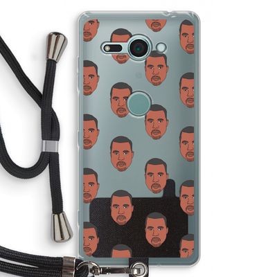 Kanye Call Me?: Sony Xperia XZ2 Compact Transparant Hoesje met koord