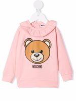 Moschino Kids haut à logo imprimé - Rose