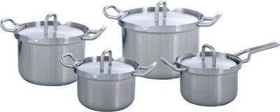 BK Pannenset Q-linair Master RVS - 4 Delig