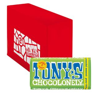Tony&apos;s Chocolonely - Puur Amandel Zeezout - 15x 180g