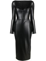 Alex Perry robe bustier à coupe mi-longue - Noir