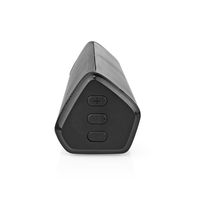 Nedis Bluetooth-Speaker | Maximale batterijduur: 6 uur | Tafelmodel | 18 W | Stereo | Ingebouwde microfoon | Koppelbaar | Zwart - SPBT2006BK - thumbnail