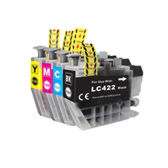 Huismerk Brother LC-422XL Inktcartridges Multipack (zwart + 3 kleuren)