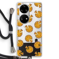 You Had Me At Pizza: Huawei P50 Pro Transparant Hoesje met koord