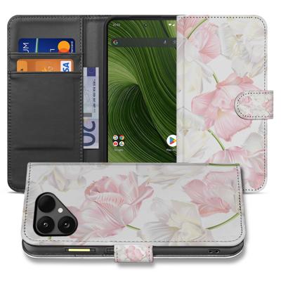 Lovely Flowers Fairphone 6 Portemonnee Hoesje Magneetsluiting