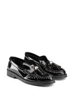 Jimmy Choo mocassins Addie à détails de perles - Noir