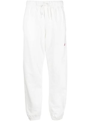 Autry pantalon de jogging en coton à logo brodé - Blanc