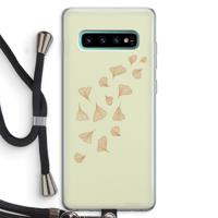 Falling Leaves: Samsung Galaxy S10 Plus Transparant Hoesje met koord