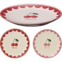 Bord kers doos a 6 Ø21xH2,5cm