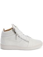 Giuseppe Zanotti baskets Kriss à plaque logo - Blanc - thumbnail