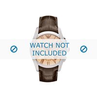 Horlogeband Armani AR1634 Leder Bruin 22mm - thumbnail