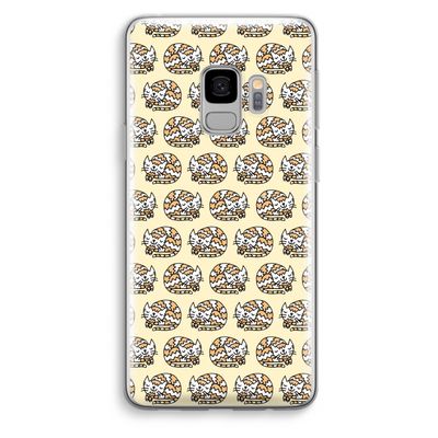Slapende poes: Samsung Galaxy S9 Transparant Hoesje