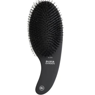 Olivia Garden Boar and Nylon Bristle Matt Black Olivia Garden Boar and Nylon Bristle Matt Black
