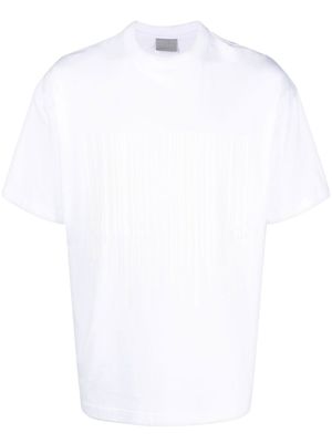 VTMNTS t-shirt Dripping-Barcode - Blanc