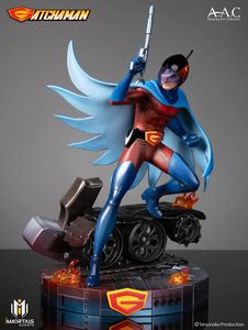 Gatchaman Amazing Art Collection Statue Joe the Condor, Expert in Shooting 34 cm - Damaged packaging